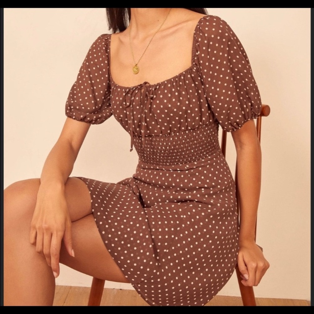 Reformation:  Jo dress (cappuccino)